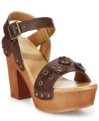 Dolce By Mojo Moxy Joni Wooden Platform Sandals Women's Shoes
