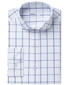 Bar Iii Men's Slim-fit Stretch Easy-care Outline Windowpane Dress Shirt, Created For Macy's