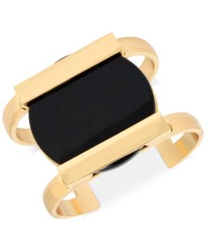 M. Haskell For Inc Gold-tone Circle Resin Cuff Bracelet, Only At Macy's