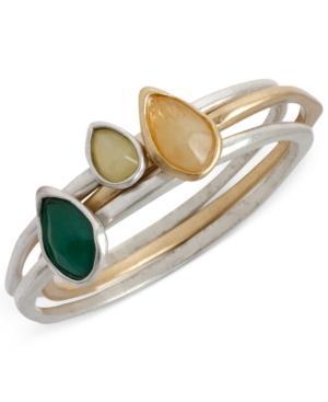 Robert Lee Morris Soho Two-tone Bangle Bracelet