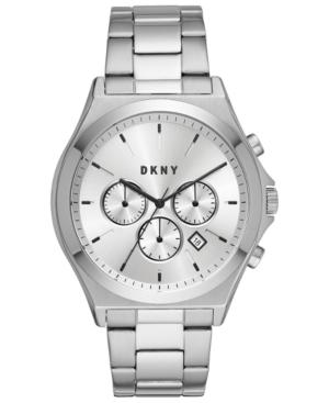 Dkny Men's Parsons Stainless Steel Bracelet Watch 44mm, Created For Macy's
