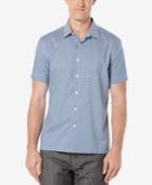 Perry Ellis Men's Mini-disc Short-sleeve Shirt