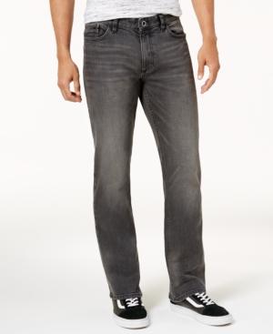 Calvin Klein Jeans Men's Straight-fit Lead Black Jeans
