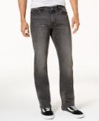 Calvin Klein Jeans Men's Straight-fit Lead Black Jeans
