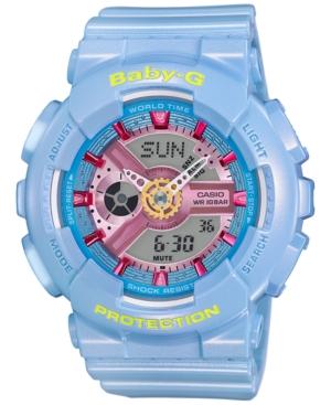 Baby-g Women's Analog-digital Blue Strap Watch 46x43mm Ba110ca-2a