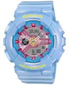 Baby-g Women's Analog-digital Blue Strap Watch 46x43mm Ba110ca-2a