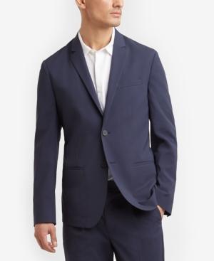 Kenneth Cole New York Men's Stripe Seersucker Blazer