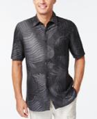 Tasso Elba Linen Leaf Jacquard Shirt, Only At Macy's