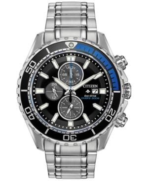 Citizen Eco-drive Men's Promaster Diver Stainless Steel Bracelet Watch 46mm