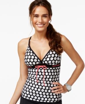 Jag Printed Crossback Tankini Top Women's Swimsuit