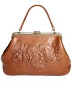 Patricia Nash Tooled Rose Macerata Frame Bag