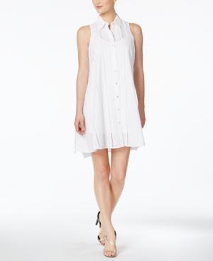 Calvin Klein Eyelet Shirtdress