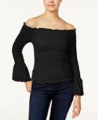American Rag Smocked Off-the-shoulder Top, Only At Macy's