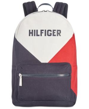 Tommy Hilfiger Men's Logo Canvas Backpack