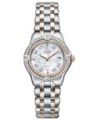 Citizen Watch, Women's Signature Quattro Eco-drive Diamond (1/2 Ct. T.w.) Two Tone Stainless Steel Bracelet 29mm Ew2066-58d