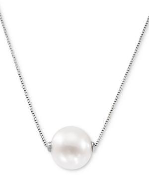 Honora Pink Cultured Freshwater Pearl (8-1/2mm) 18 Pendant Necklace (also In White Cultured Freshwater Pearl)