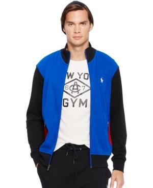 Polo Ralph Lauren Color-blocked Interlock Track Jacket