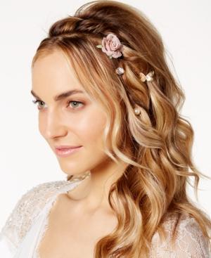Josette Flower And Butterfly Hair Pins Set
