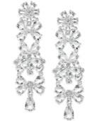 Kate Spade New York Silver-tone Crystal Chandelier Earrings