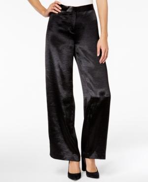 Kensie Hammered Satin Wide-leg Pants