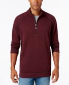 Tommy Bahama Men's Reversible Slub Half-zip Sweatshirt