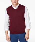 Club Room Men's V-neck Sweater Vest, Created For Macy's