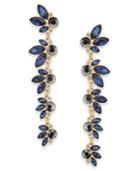 Inc International Concepts Gold-tone Marquise & Round Crystal Linear Drop Earrings, Created For Macy's