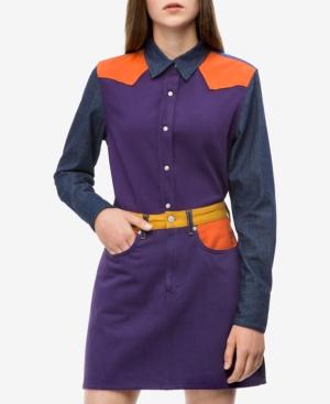 Calvin Klein Jeans Cotton Colorblocked Shirt