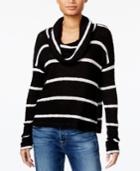 Chelsea Sky Striped Cowl-neck Sweater, Only At Macy's