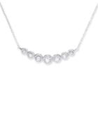 Diamond Miracle Plate Statement Necklace (1/2 Ct. T.w.) In Sterling Silver