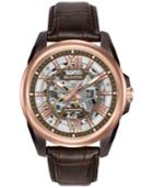 Bulova Men's Automatic Chronograph Precisionist Brown Leather Strap Watch 45mm 98a165