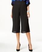 Ny Collection Pleated Gaucho Pants