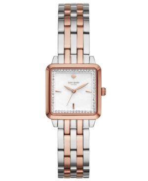 Kate Spade New York Women's Washington Square Two-tone Stainless Steel Bracelet Watch 25x25mm