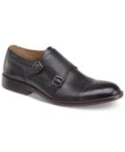Johnston & Murphy Men's Fletcher Embossed Double Monk Cap-toe Oxfords Men's Shoes