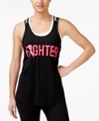 Ideology Fighter Pink Ribbon Tank Top, Only At Macy's