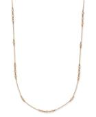 Inc International Concepts Rose Gold-tone Crystal Accented Long Length Necklace, Only At Macy's