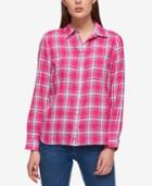 Tommy Hilfiger Cotton Plaid Shirt, Created For Macy's
