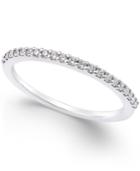 Thin Diamond Band (1/8 Ct. T.w.) In Platinum