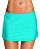 Island Escape Solid Swim Skirt
