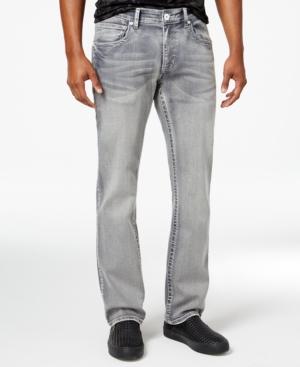 Inc International Concepts Men's Slim Straight Fit Gray Wash Jeans, Only At Macy's