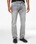 Inc International Concepts Men's Slim Straight Fit Gray Wash Jeans, Only At Macy's