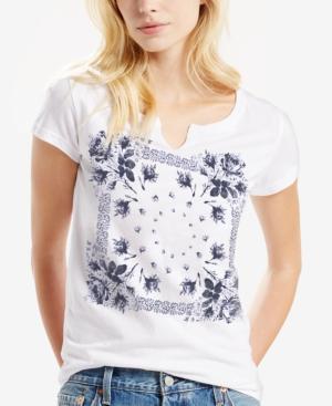 Levi's Split-neck Printed T-shirt
