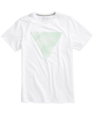 Guess Men's Metal Graphic-print Logo Cotton T-shirt