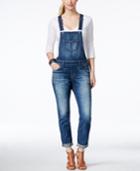 Big Star Cropped Maracaibo Wash Denim Overalls