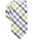 Bar Iii Men's Quatro Gingham Skinny Tie, Created For Macy's