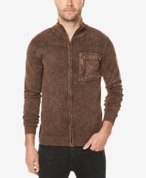Buffalo David Bitton Men's Vintage Zip-front Sweater