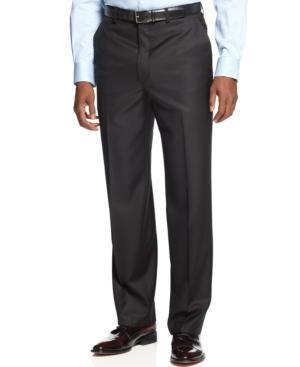 Shaquille O'neal Black Textured Pants