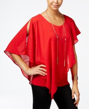 Bcx Juniors' Asymmetrical Popover Top