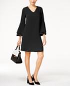 Alfani Bell-sleeve Dress, Created For Macy's
