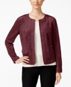 Charter Club Faux-suede Jacket, Only At Macy's